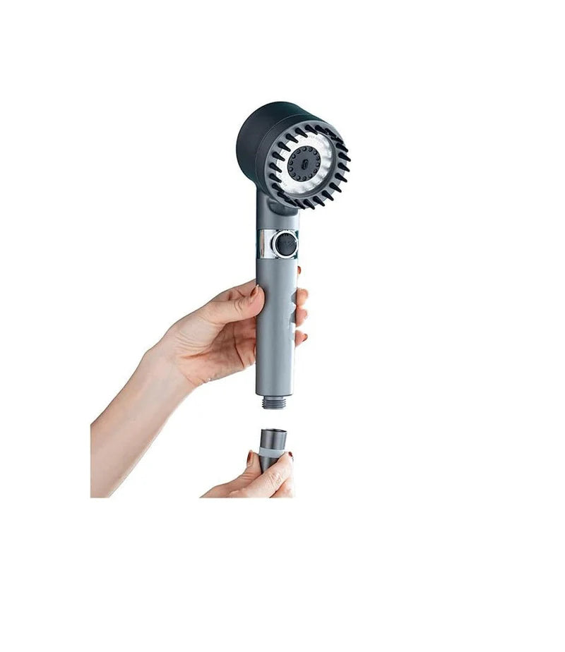 🚿 High Pressure Turbo Shower Head with 3 Spray Modes – Water Saving & Easy Installation | UAE COD