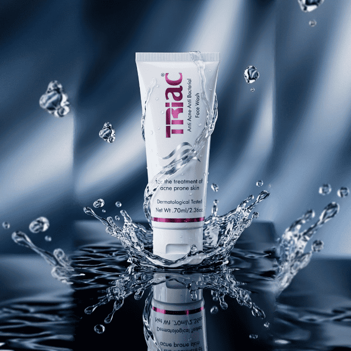 Triac Anti Acne Anti Bacterial Face Wash 70ml for Acne-Prone Skin