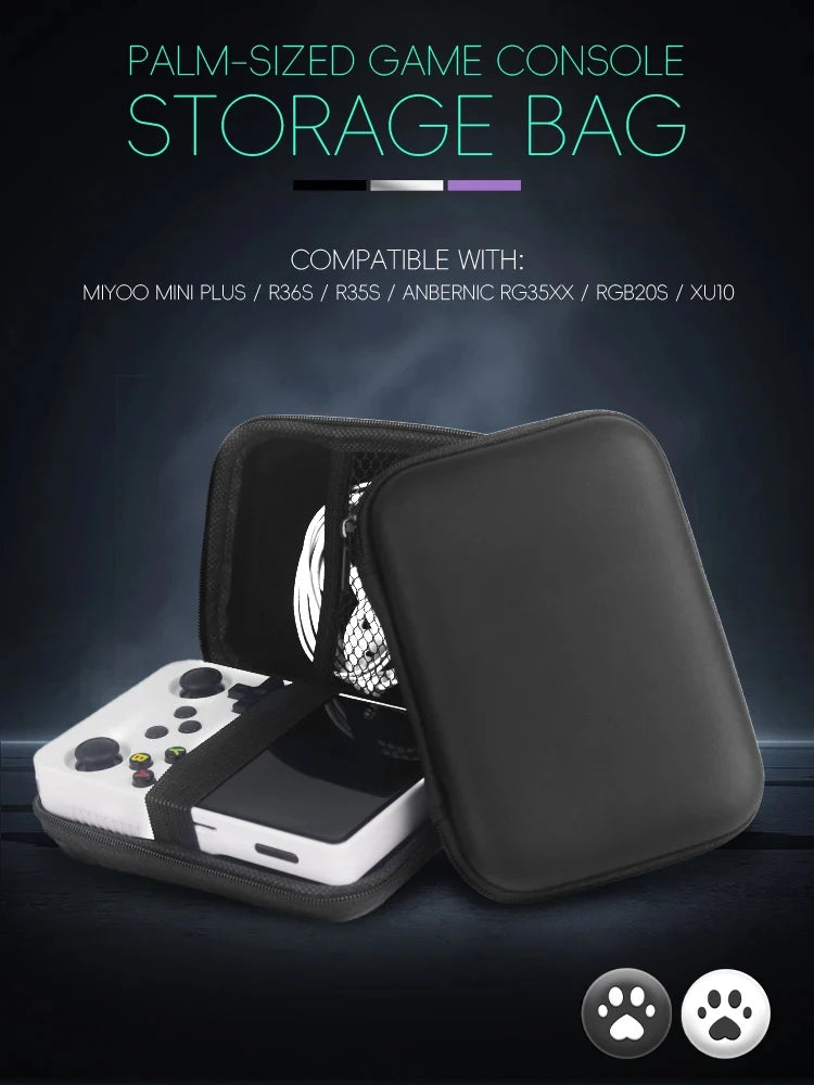 DATA FROG Case for Anbernic RG35XX Plus Miyoo Mini Plus R36S R35S Cases EVA Cover Protable Bag Gaming Accessories