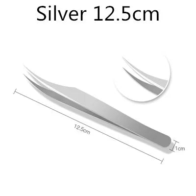 Stainless Steel Kitchen & Bar Tweezer Food Tongs Kitchen Cooking Medical Tweezer Copper/Gold/Black Plated Bar Tool