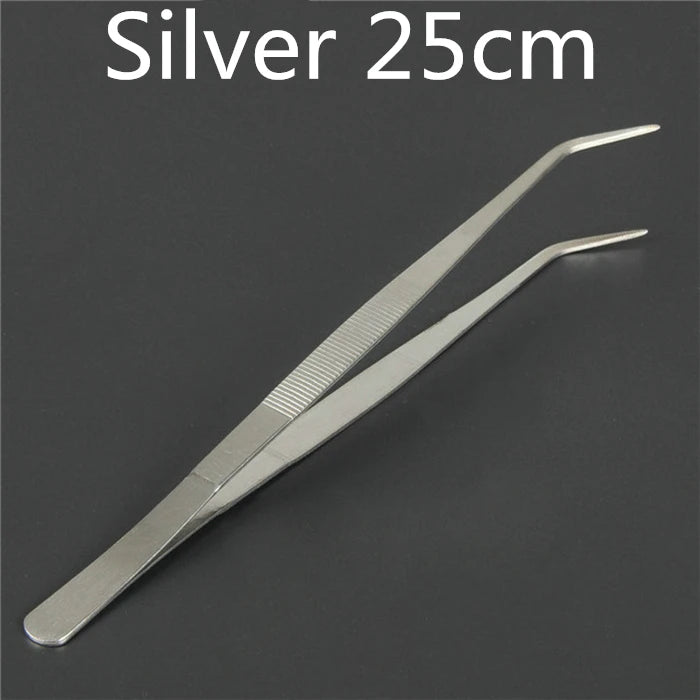 Stainless Steel Kitchen & Bar Tweezer Food Tongs Kitchen Cooking Medical Tweezer Copper/Gold/Black Plated Bar Tool