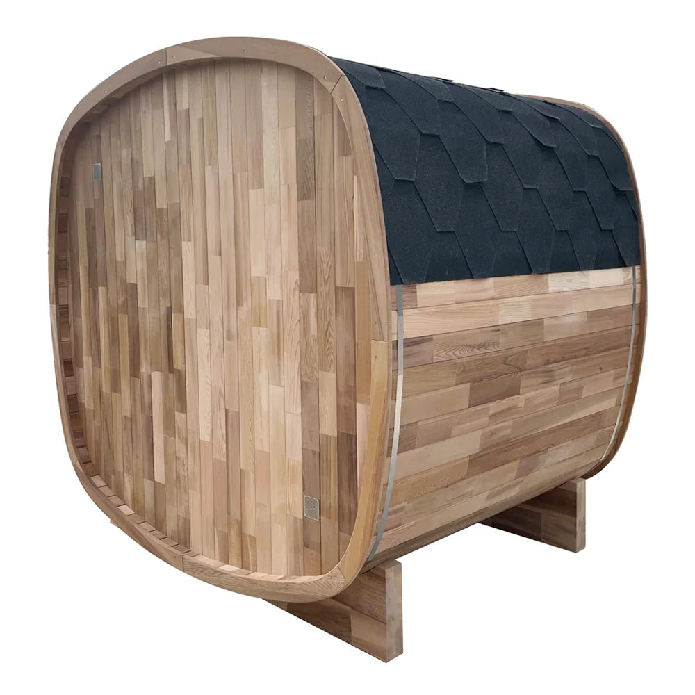 High-Quality Red Cedar Outdoor Sauna Room | 160020602000mm | Durable & Weather-Resistant Sauna for 4 People