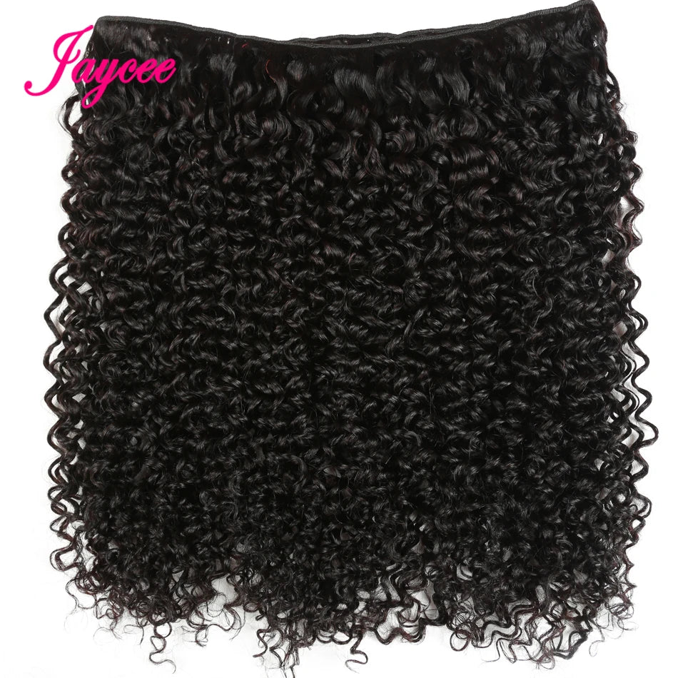 15A Brazilian Wet and Wavy Bundles Virgin Human Hair Weave 4 Bundle Deals Afro Kinky Curly Hair Extension Cheveux Humain Bundles