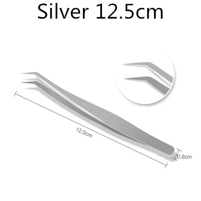 Stainless Steel Kitchen & Bar Tweezer Food Tongs Kitchen Cooking Medical Tweezer Copper/Gold/Black Plated Bar Tool