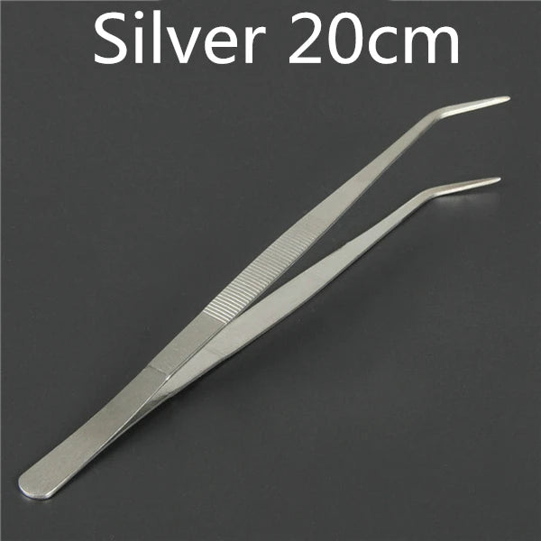 Stainless Steel Kitchen & Bar Tweezer Food Tongs Kitchen Cooking Medical Tweezer Copper/Gold/Black Plated Bar Tool