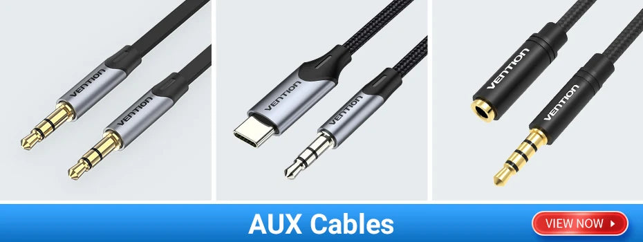 Vention Jack 3.5mm Aux Cable Male to Male 3.5mm Audio Cable Jack for JBL Xiaomi Oneplus Headphones Speaker Cable Car Aux Cord