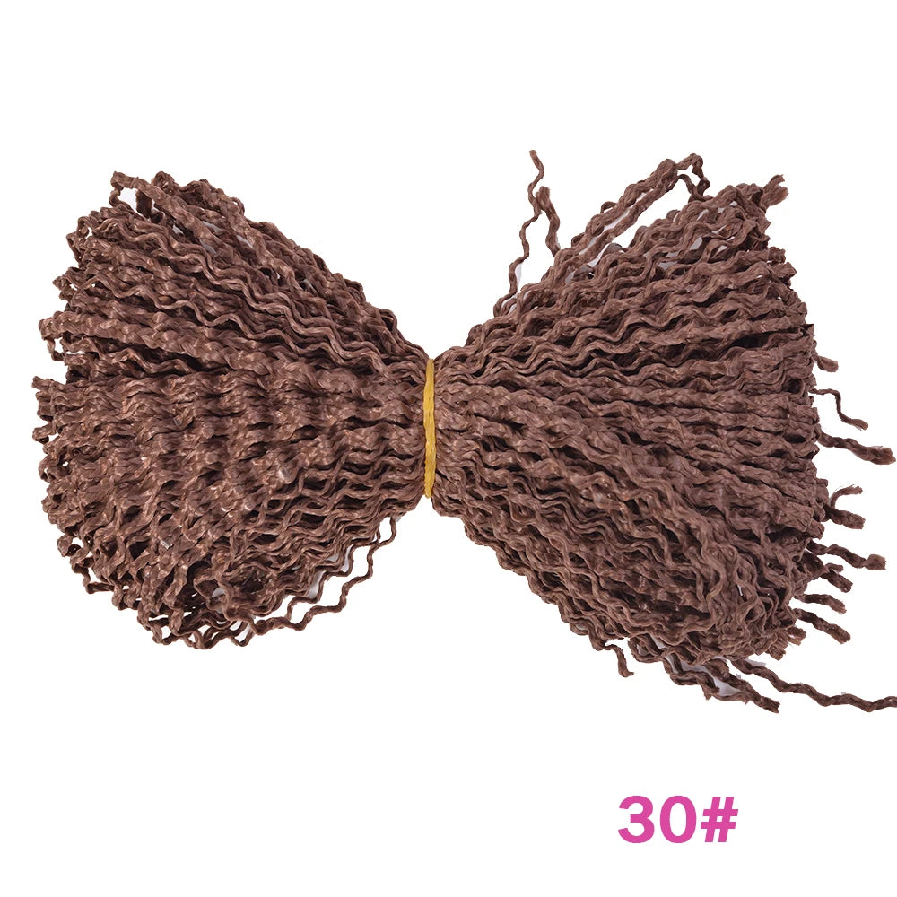 Zizi Deep Wave Crochet Hair Pink Ocean Wave 25 Inch Lightweight Synthetic Wear Braided Hair Extensions Chorliss