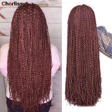 Zizi Deep Wave Crochet Hair Pink Ocean Wave 25 Inch Lightweight Synthetic Wear Braided Hair Extensions Chorliss
