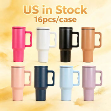 Us in Stock 40 OZ Cold Retention Outdoor Use 40 OZ Insulated Tumblers With Handle for Home Office Outdoor Daily Use