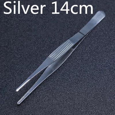 Stainless Steel Kitchen & Bar Tweezer Food Tongs Kitchen Cooking Medical Tweezer Copper/Gold/Black Plated Bar Tool
