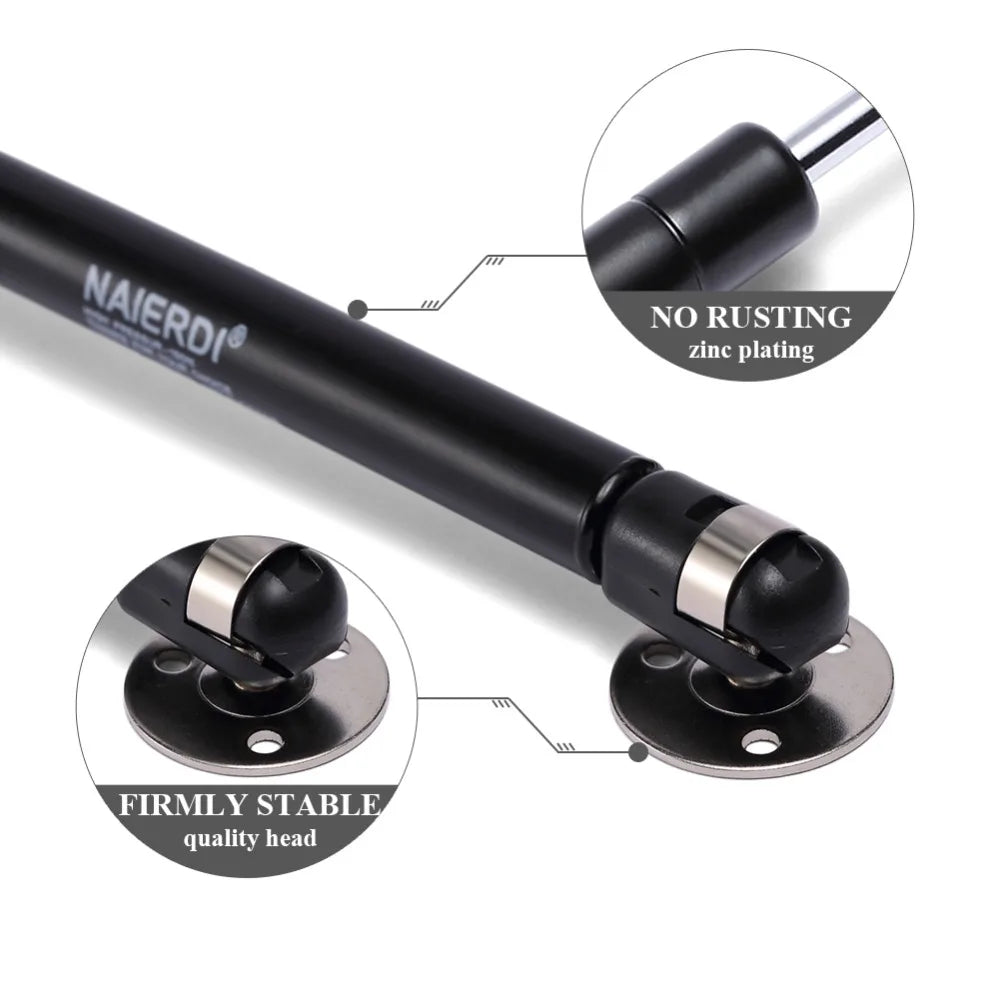 4PCS NAIERDI 10-15KG Furniture Gas Spring Hinges Kitchen Cupboard Cabinet Hydraulic Hinge Door Strut Lid Support Box Hardware