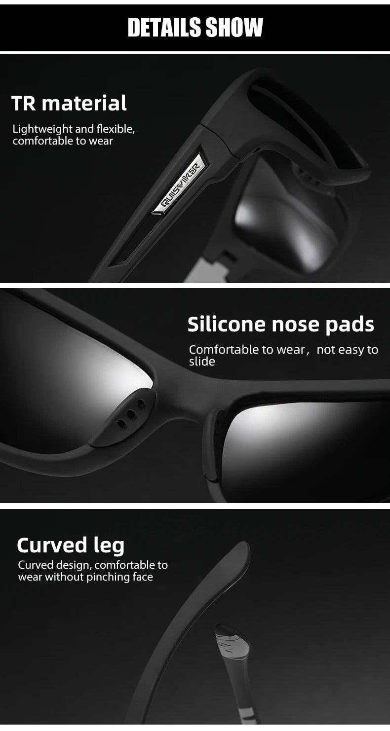 BRAND NEW Polarized Fishing Sunglasses Men Women Cycle Eyewear UV400 Hiking Driving Goggles Outdoor Sport Sun Glasses