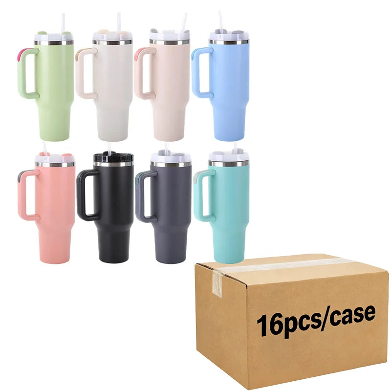 Us in Stock 40 OZ Cold Retention Outdoor Use 40 OZ Insulated Tumblers With Handle for Home Office Outdoor Daily Use
