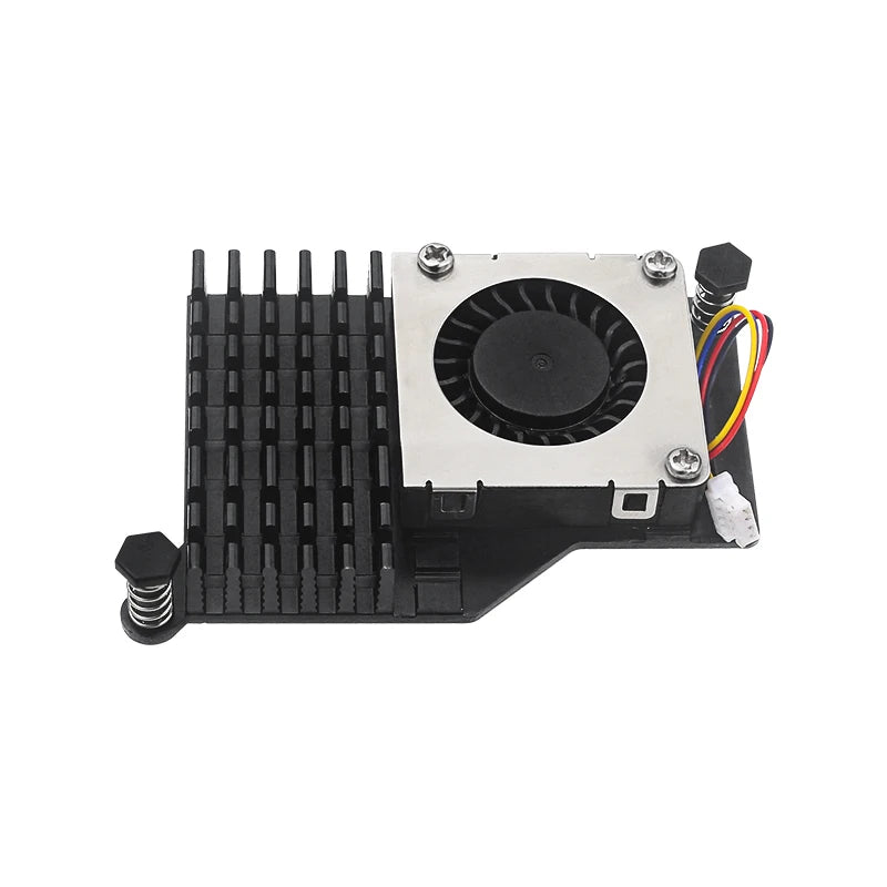 Raspberry Pi 5 Active Cooler Aluminum Heatsink PWM Speed Adjustable Fan Black Silver Blue Cooling Radiator for RPI 5 Pi5