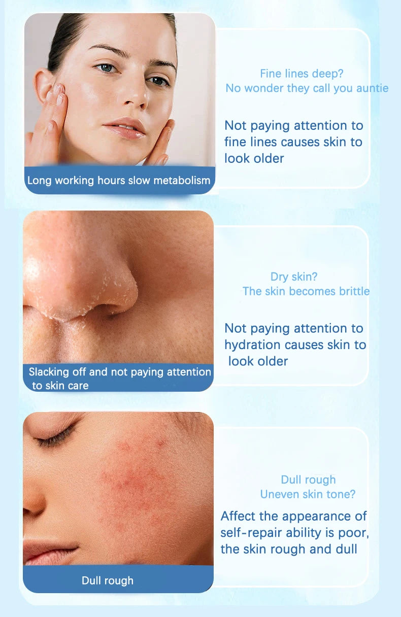 Blue Copper Peptide Freeze-Dried Powder GHK-Cu Essence Deep Hydration Firming Restore Skin Elasticity Rejuvenating SkinCare