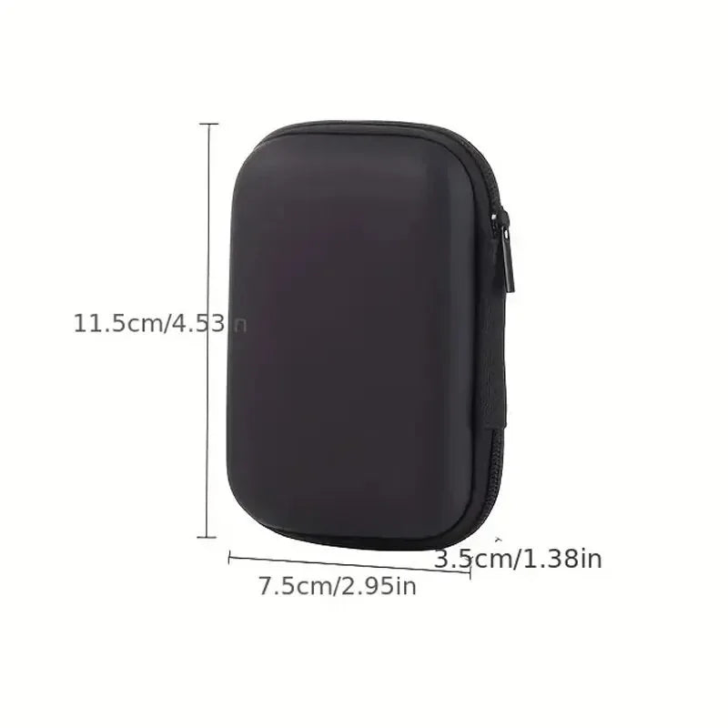 Sundries Travel Storage Bag Charging Case for Earphone Package Zipper Bag Portable Travel Cable Organizer Electronics Storage