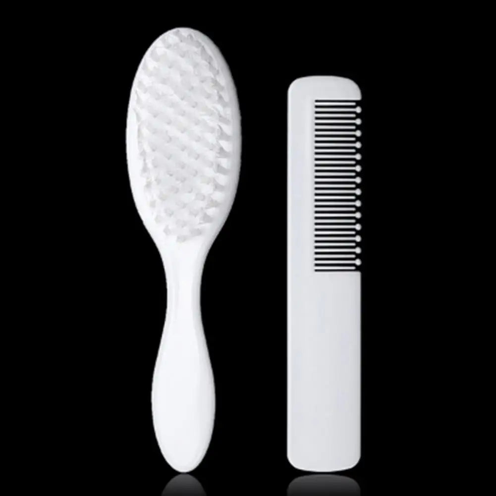2pcs/set Infant Baby Toldder Hair Massage Comb Scalp Brush Fetal Lichen Removal Comb