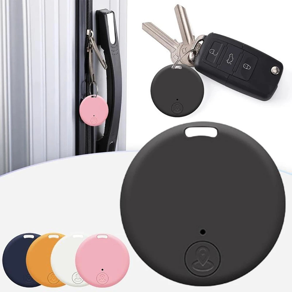 Mini GPS Tracker Bluetooth Smart Finder Locator - Pet Kids Wallet Tracking Access Compatible with iOS Android