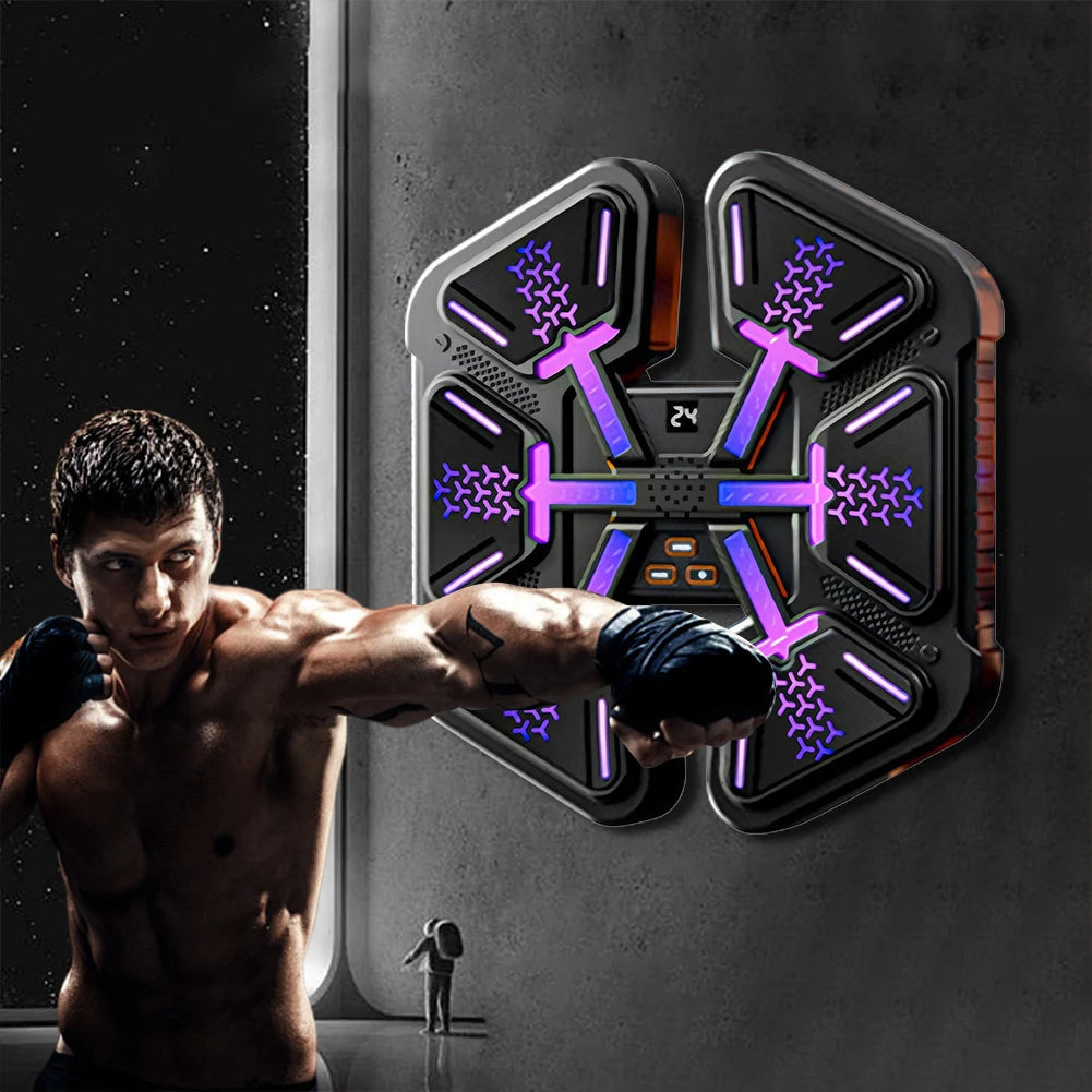 New Smart Music Boxing Wall Target Adult/Children Sports Fitness Boxing Trainer Home Exercise Response Training Boxing Machine
