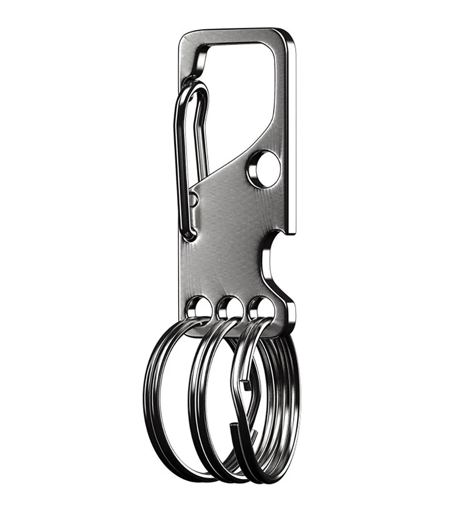Stainless Steel Keychain Custom Lettering  Keyring Personalized for Men's Waist Pendant Key Chain Ring Holder Laser Engraved