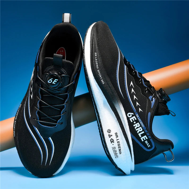 Professional Sports Running Shoes For Men Marathon Air Cushion Carbon Plate Double-layer Mesh Women Athletic Racing Sneakers