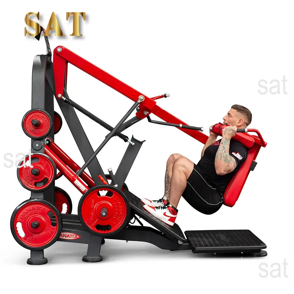 l # Fitness Gym Equipment Super Pendulum Hip Leg Muscle Trainer Total Leg Press Oblique Squat Plate Loaded Machine