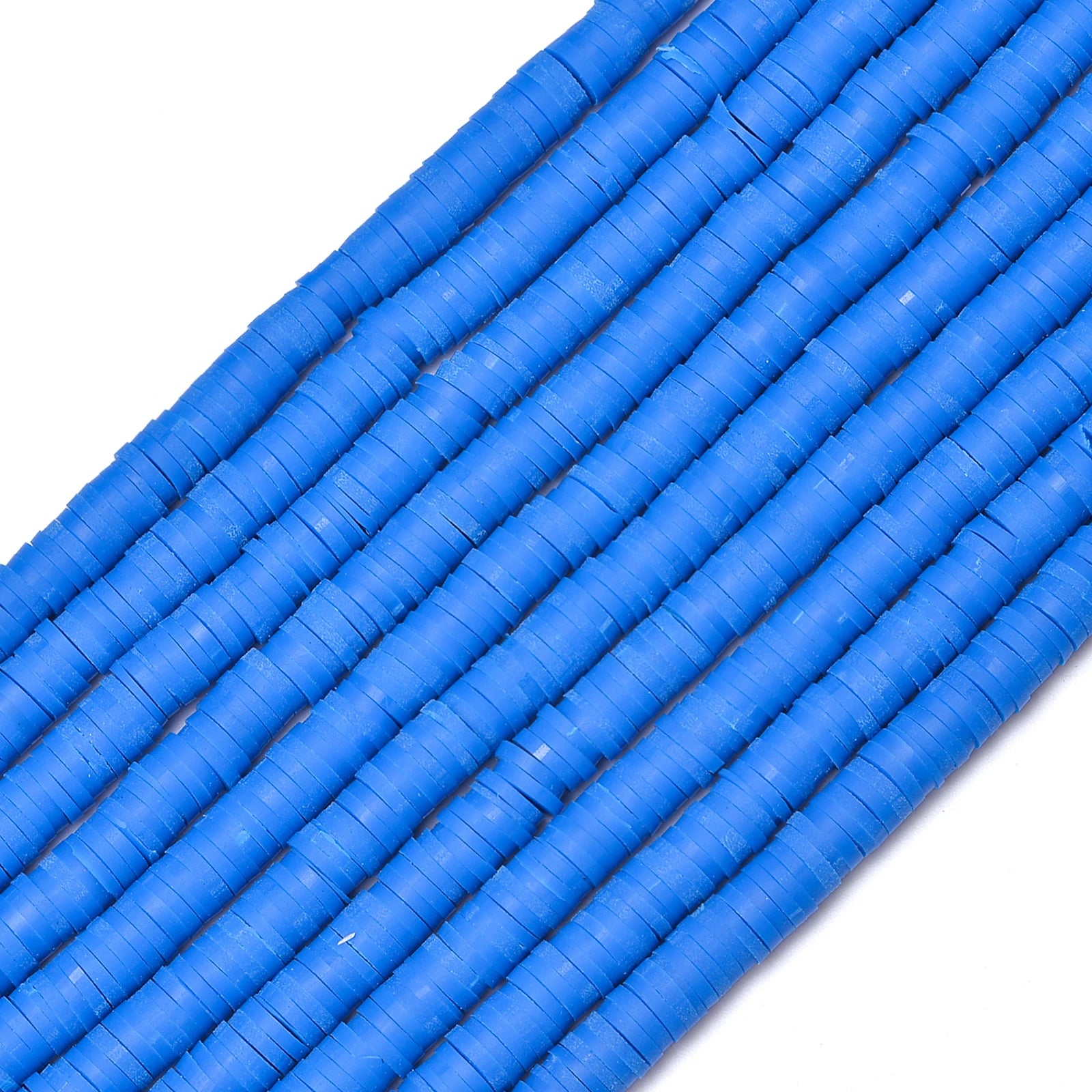 350pcs 6mm Flat Round Polymer Clay Beads Loose Spacer Beads for Jewelry Making DIY Needlework Bracelet Necklace Earrings
