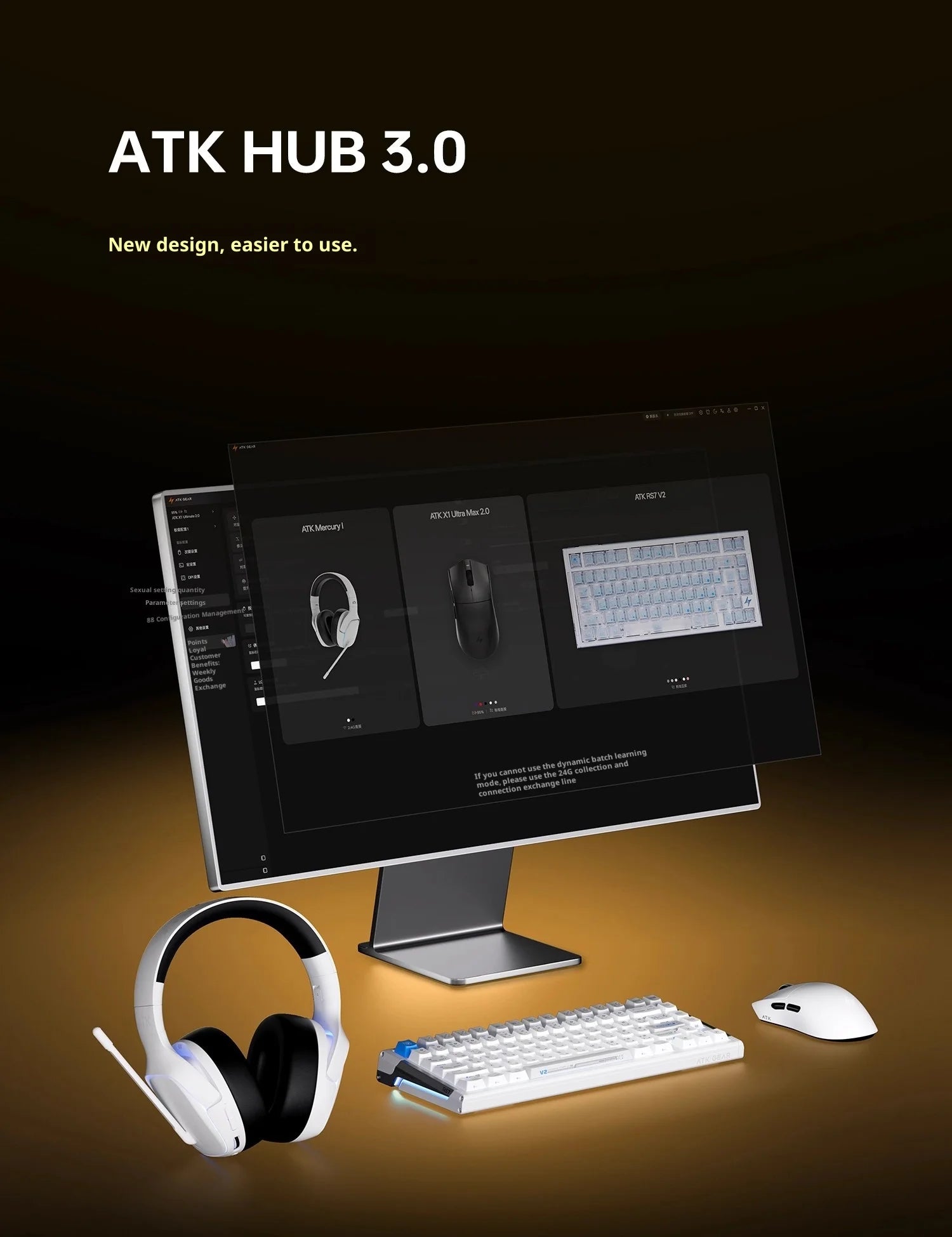 ATK Blazing Sky X1 V2 Wireless Gaming Mouse Dual-Mode 2.4G/Wired 54g Lightweight PAW3950Ultra New GEM Dual 8K Dongle Low Latency