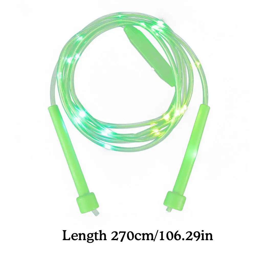 Illuminated Jump Rope Kids Night Exercise Fitness Training Entertainment Glowing Rope Skipping Fun Toys Optical Playing Led Lamp