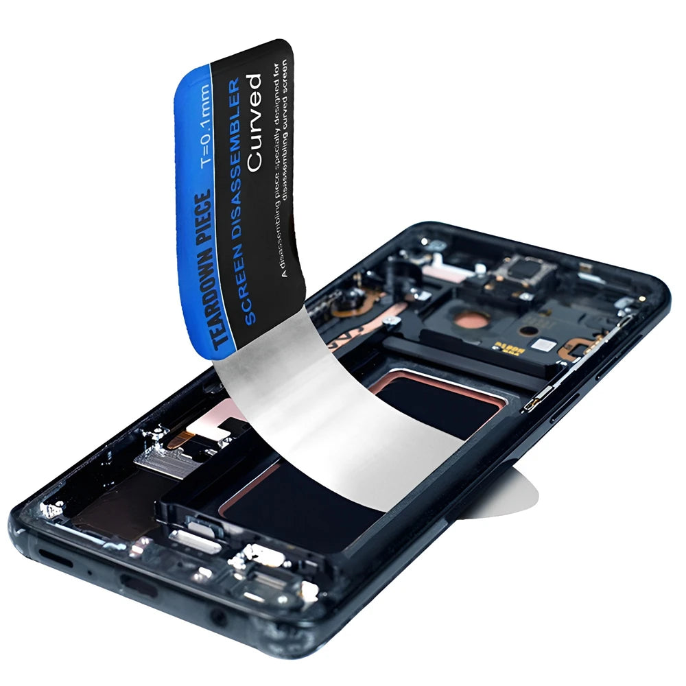 1-20Pcs Mobile Phone Curved LCD Screen Spudger Opening Pry Card Tools Ultra Thin Flexible Mobile Phone Disassemble Steel Metal