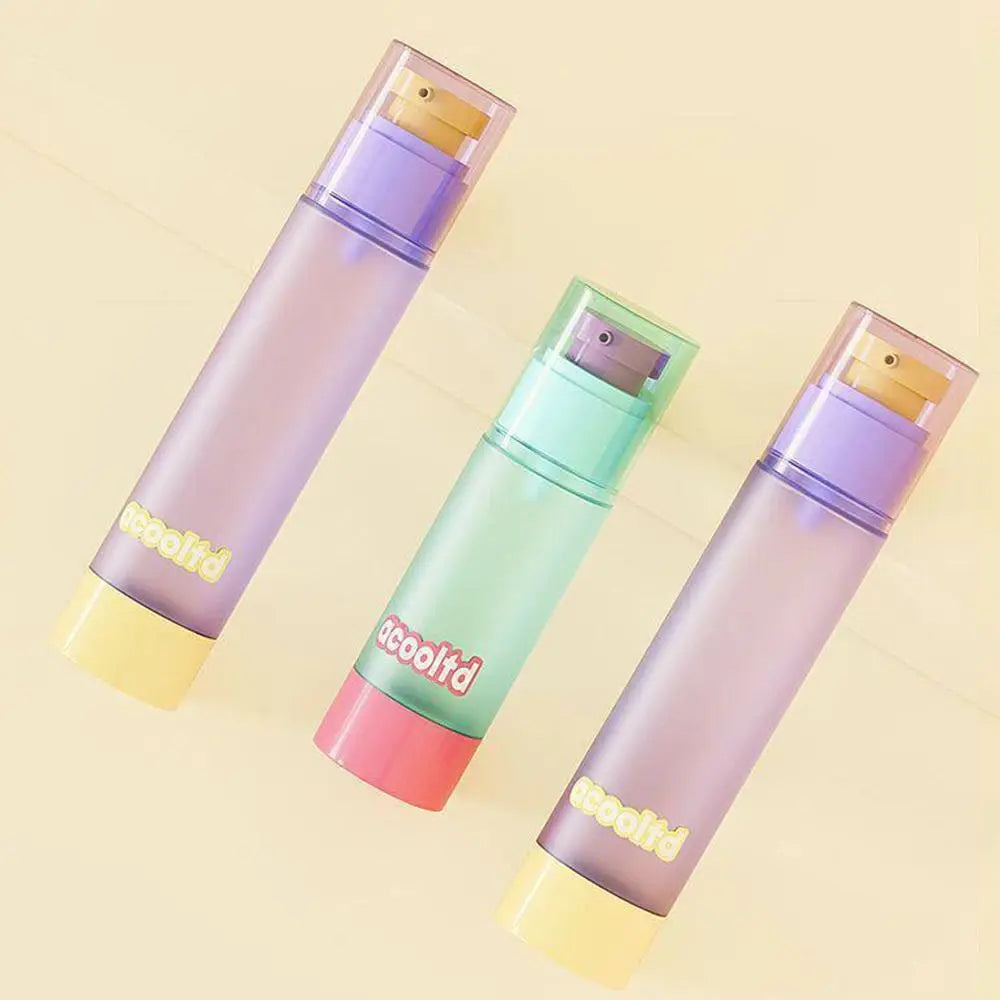 New 30ml/80ml Travel Vacuum Dispensing Bottles Portable Fillable Skincare and Cosmetic container Pump-type Empty Bottles