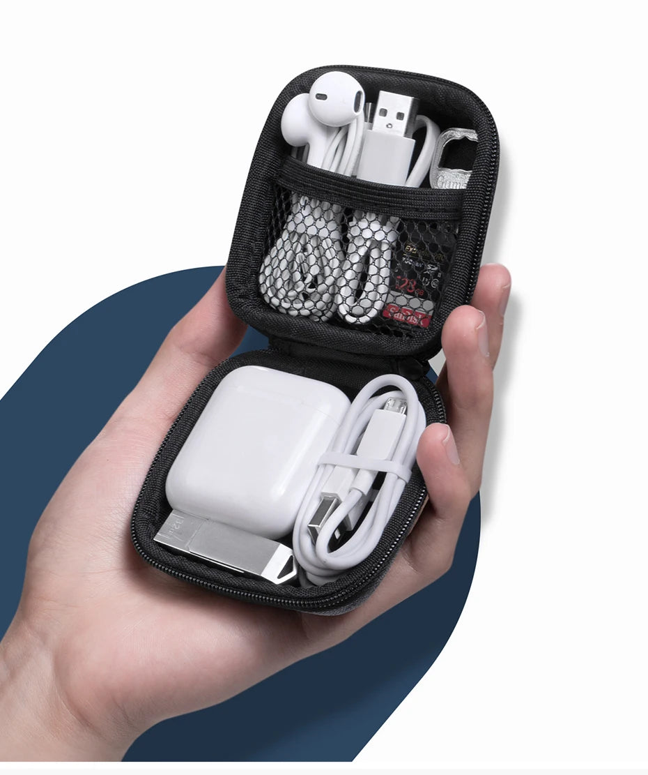 UGREEN Earphone Case Hard Headphone Bag For Airpods Earpods Sennheiser Ear Pads Wireless Bluetooth Earphone Accessories