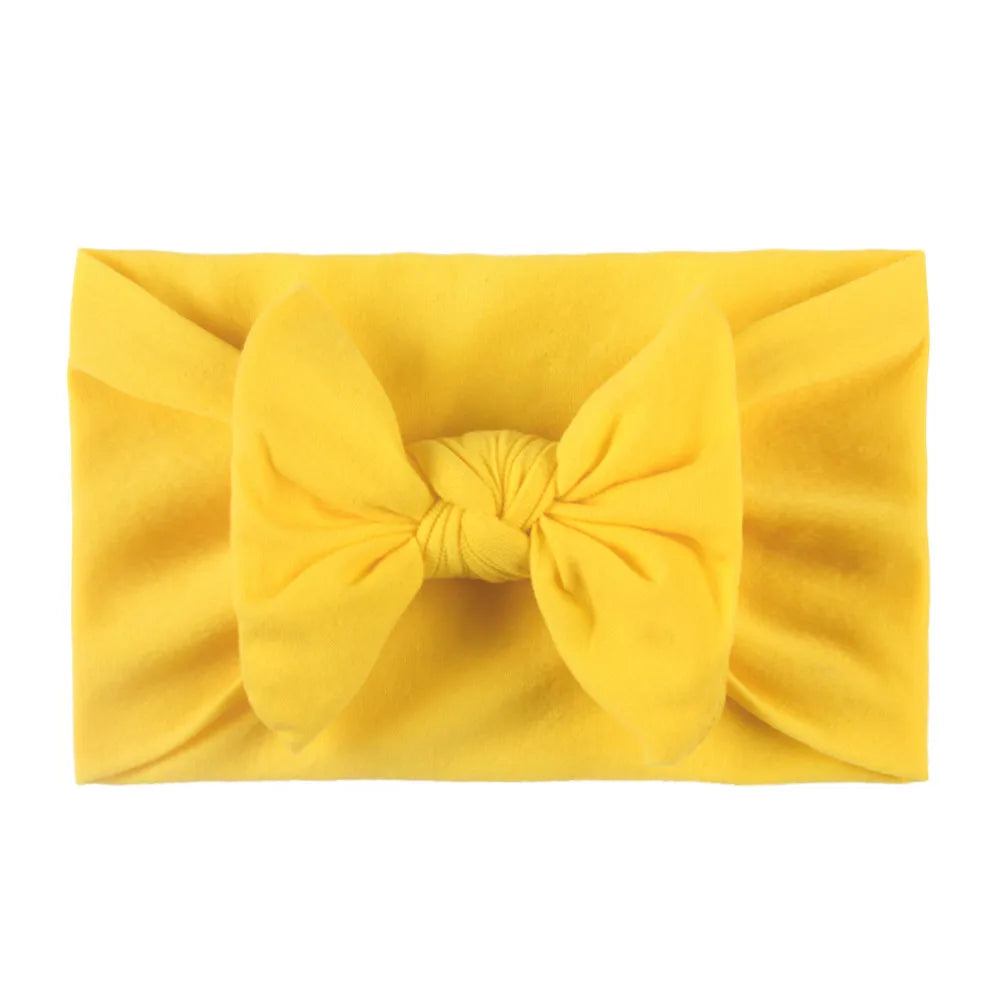 Baby Bow Headbands For Girls Soft ElasticChildren Hair Band Hair Tie Newborn Baby Hair Accessories Party Gifts Girls Headwraps