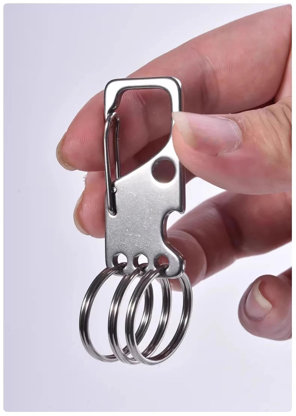 Stainless Steel Keychain Custom Lettering  Keyring Personalized for Men's Waist Pendant Key Chain Ring Holder Laser Engraved