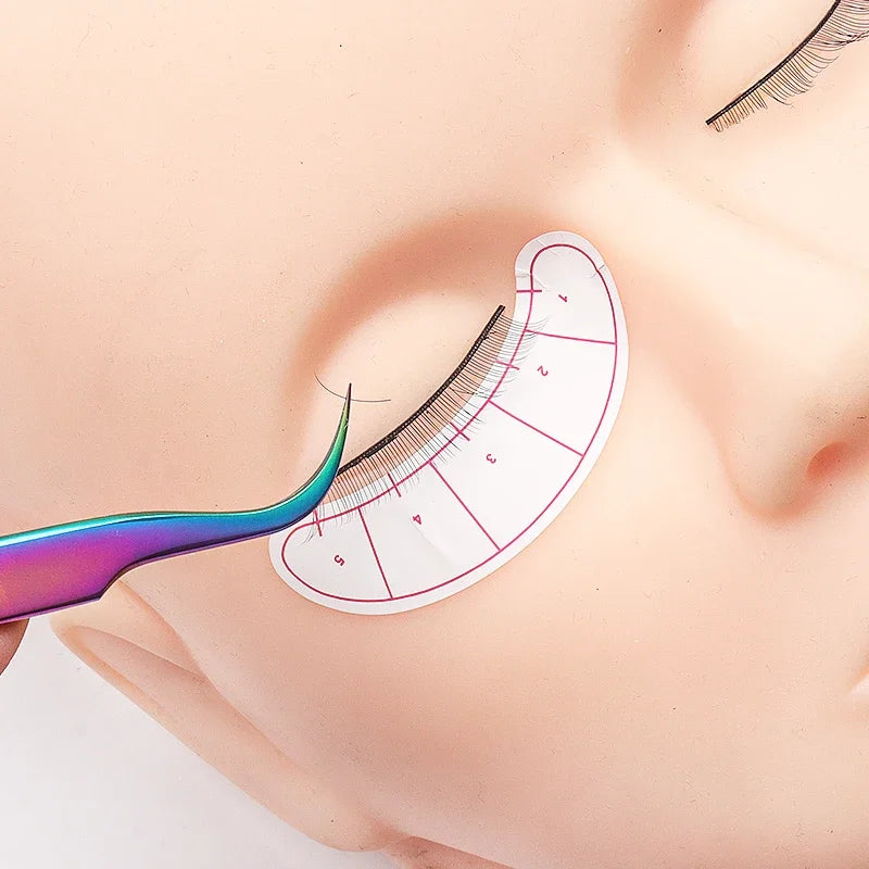 70/140 Pairs Lash Mapping Stickers Under Eye Positioning Eyelash Extension Makeup Tools Extension Practice Eye Pads Paper