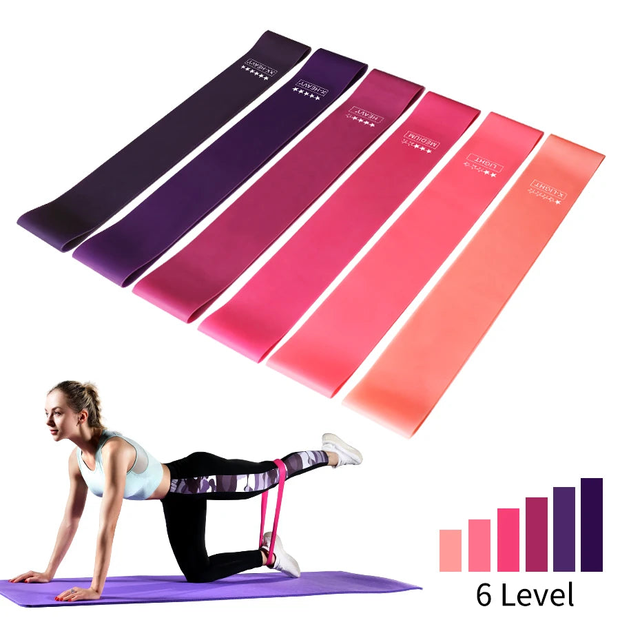Elastic Resistance Bands for Fitness Home Training Yoga Sport Stretching Pilates Crossfit Workout Gym Equipment