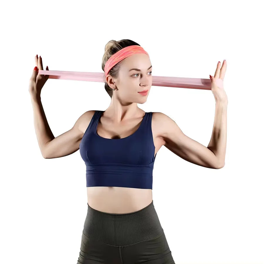 Elastic Resistance Bands for Fitness Home Training Yoga Sport Stretching Pilates Crossfit Workout Gym Equipment
