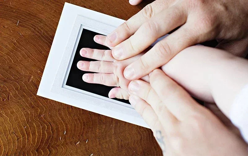 Non-Toxic Baby Handprint Kit: Capture Newborn Footprints & Handprints - Perfect for Baby Souvenirs and Gifts Baby Handprint