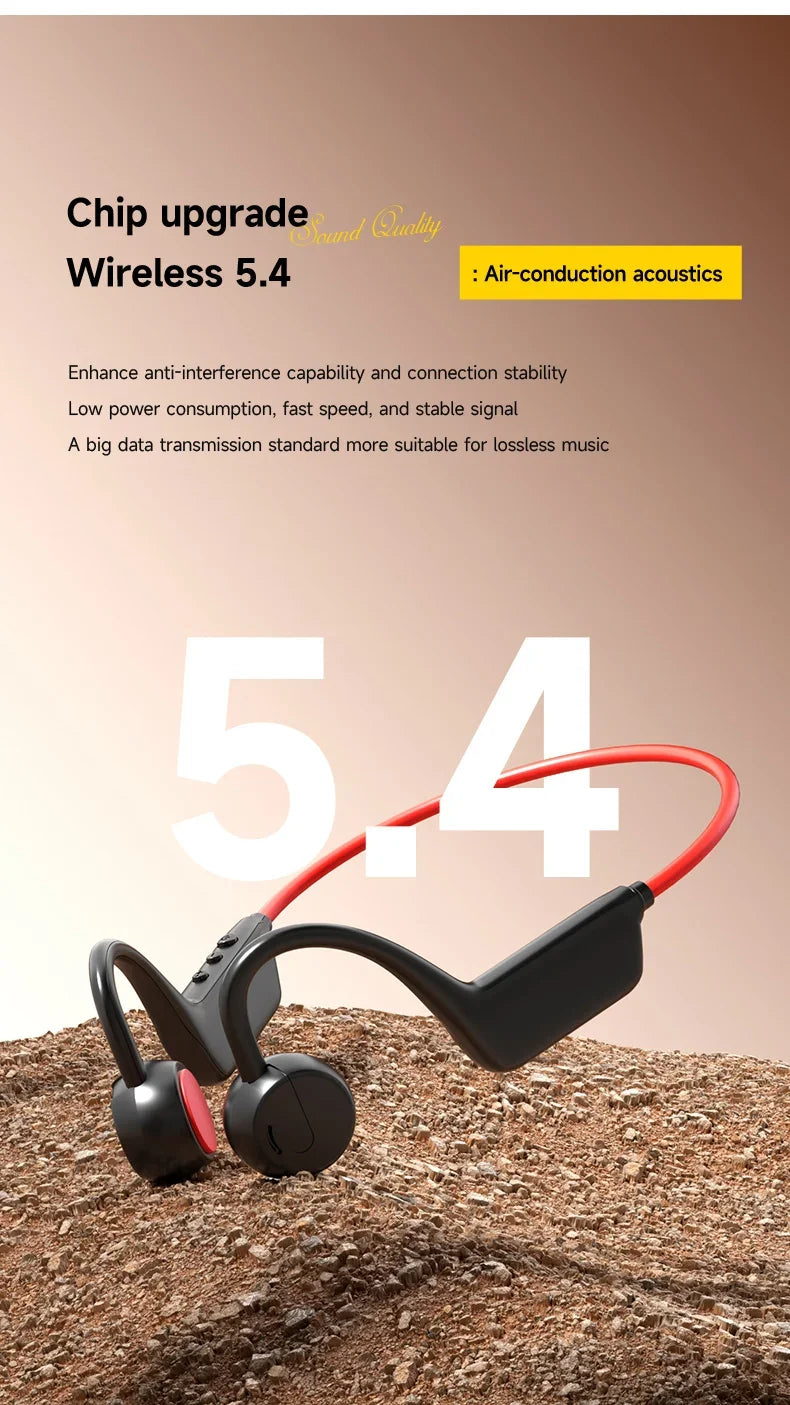 Lenovo Bone Conduction Headset Wireless Swimming Sports Headphone IPX8 Bluetooth 5.4 With Mic Waterproof Exercise Fitness 2026