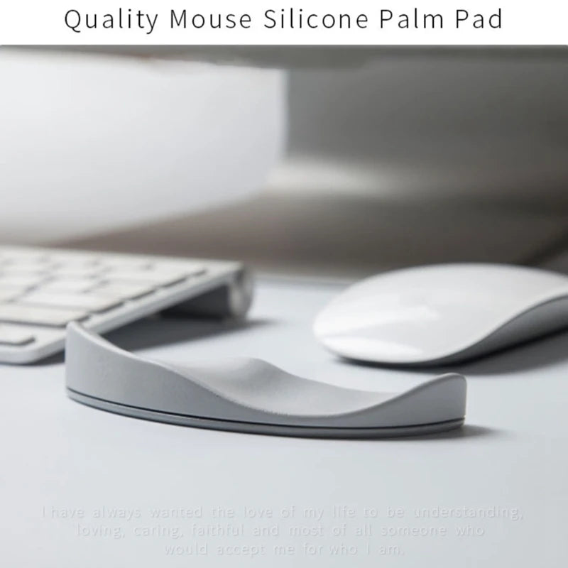2026 Mouse Wrist Rest Silicone Hand Cushion Soft Pad Palm Support Moves With Wrist Business Office Computer Game Durable Armrest