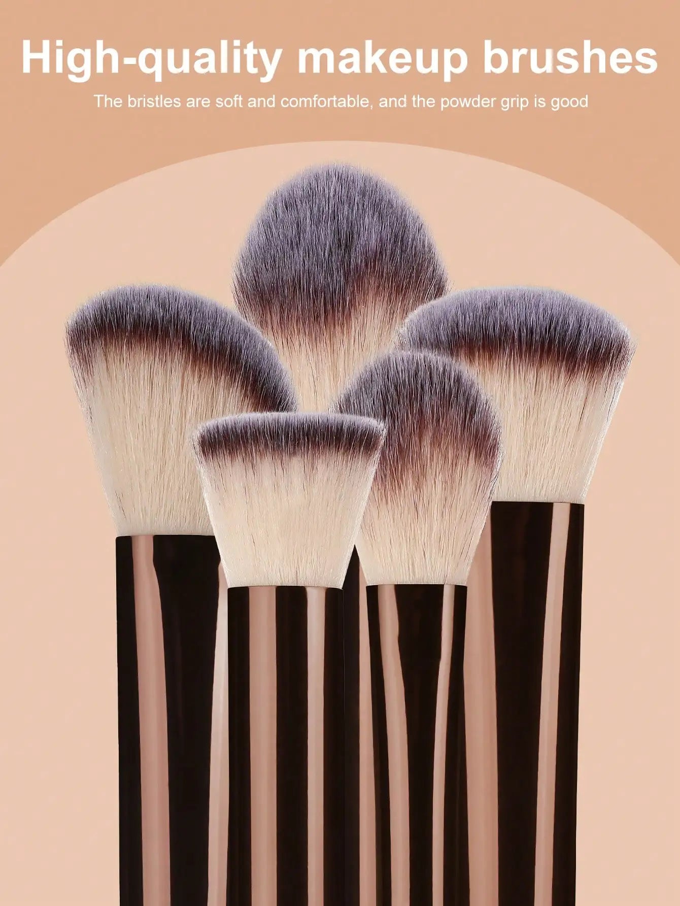 3pcs Makeup Brush Set, Including Angled Eyeliner Brush, Eyebrow Brush, And Ultra-Fine Eyeshadow Brush, Makeup Brush Set, Makeup Brush Kit, Makeup Brush Set, Full Makeup Brushes, Makeup Brush Set, Complete Makeup Tools, Makeup
