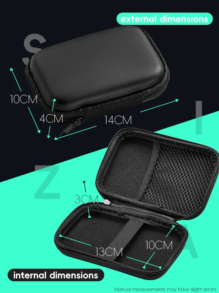DATA FROG Case for Anbernic RG35XX Plus Miyoo Mini Plus R36S R35S Cases EVA Cover Protable Bag Gaming Accessories