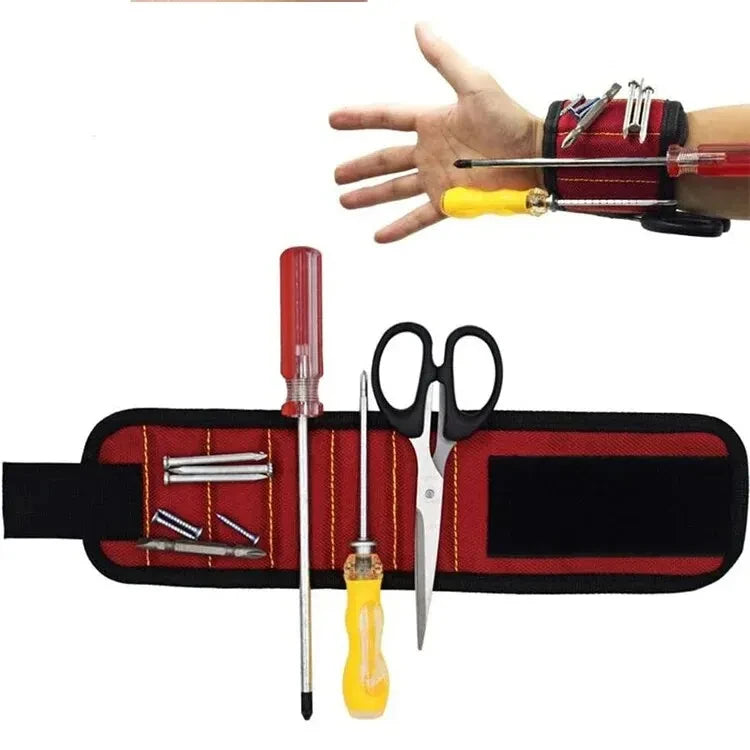 Magnetic Wristband for Holding Screws,Nails,Drilling Bits,Wrist Tool Holder Belts with Strong Magnets,Cool Gadgets for Men, Wome