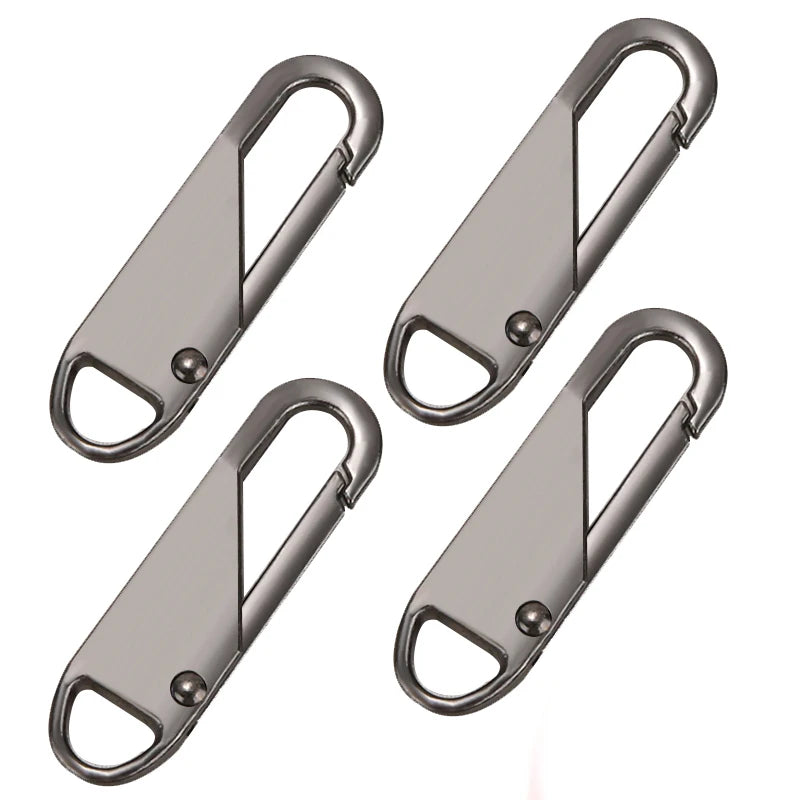 1/2/4/5/10Pcs Zipper Slider Instant Universal Repair Kit Replacement for Broken Buckle Travel Bag Suitcase Tent Backpack Zippers
