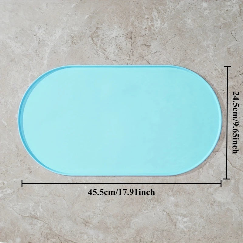 Cat Feeding Mat with Non-Slip Waterproof Design,Pet Food Mat, Compatible with Cat/Dog Bowls, Multipet Households, Dog Owners