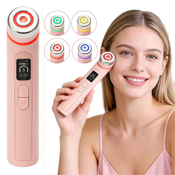 Multi Functional Four-Color Beauty Device, With 4 Modes Enhanced Absorption, Radiance, Elasticity, Facial Contouring,with 4 Mod
