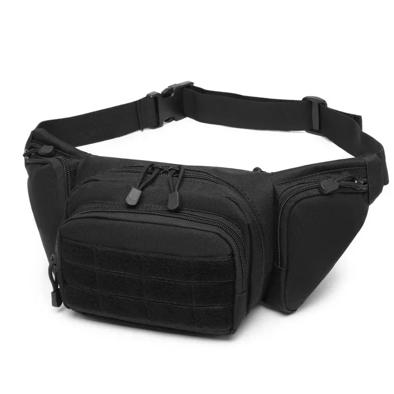 Outdoor MOLLE Fanny Pack, Gun Holster for Multiple Models, Compact & Secure Fit for Utility Accessories