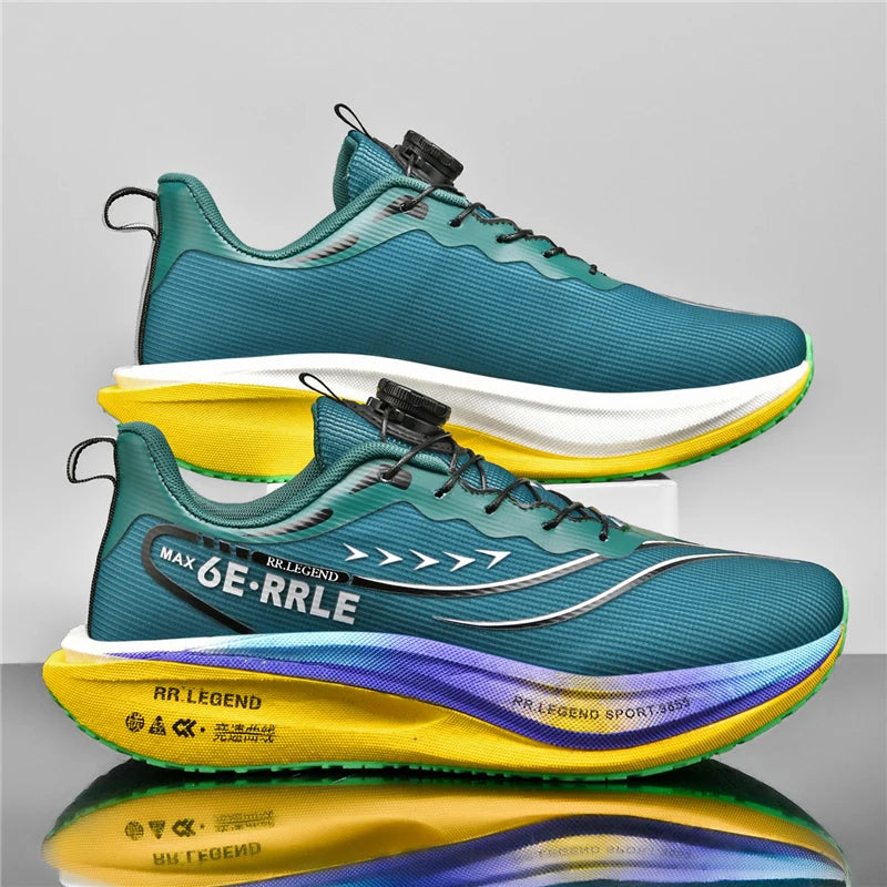 Professional Sports Running Shoes For Men Marathon Air Cushion Carbon Plate Double-layer Mesh Women Athletic Racing Sneakers