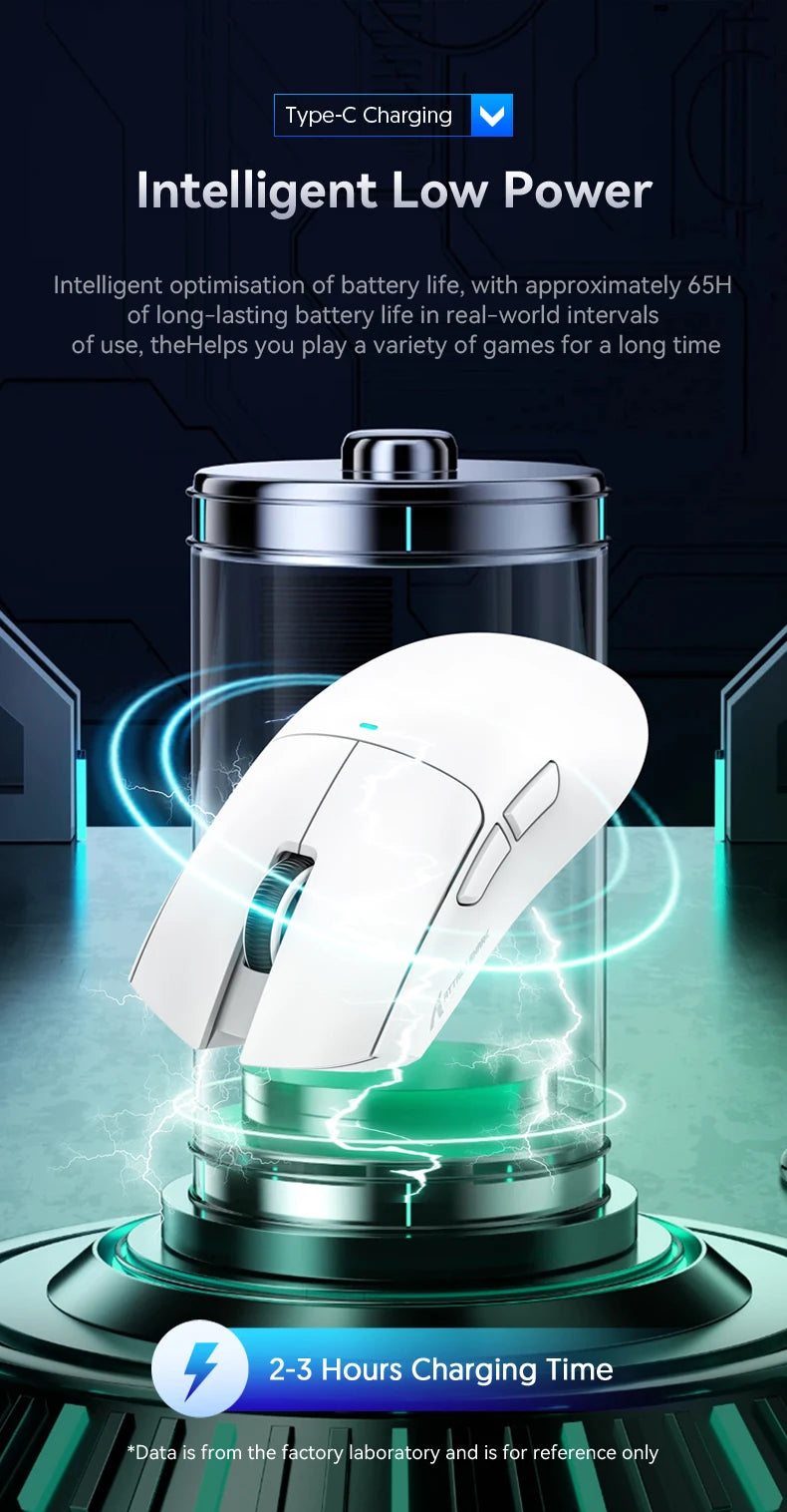 ATTACK SHARK X11 PAW3311 optical sensor,maximum resolution of 22K DPI acceleration up to 40G,edge in competitive gaming
