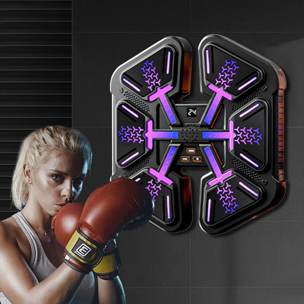 New Smart Music Boxing Wall Target Adult/Children Sports Fitness Boxing Trainer Home Exercise Response Training Boxing Machine